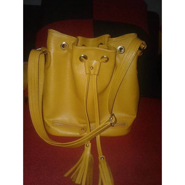 Tas kulit garut (papirut) size M