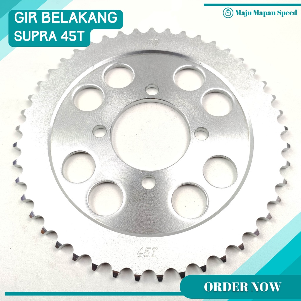 Gigi Tarik 45T HONDA Supra, Supra Fit Lama Gir Belakang - Rear Sprocket Gear SSS-3