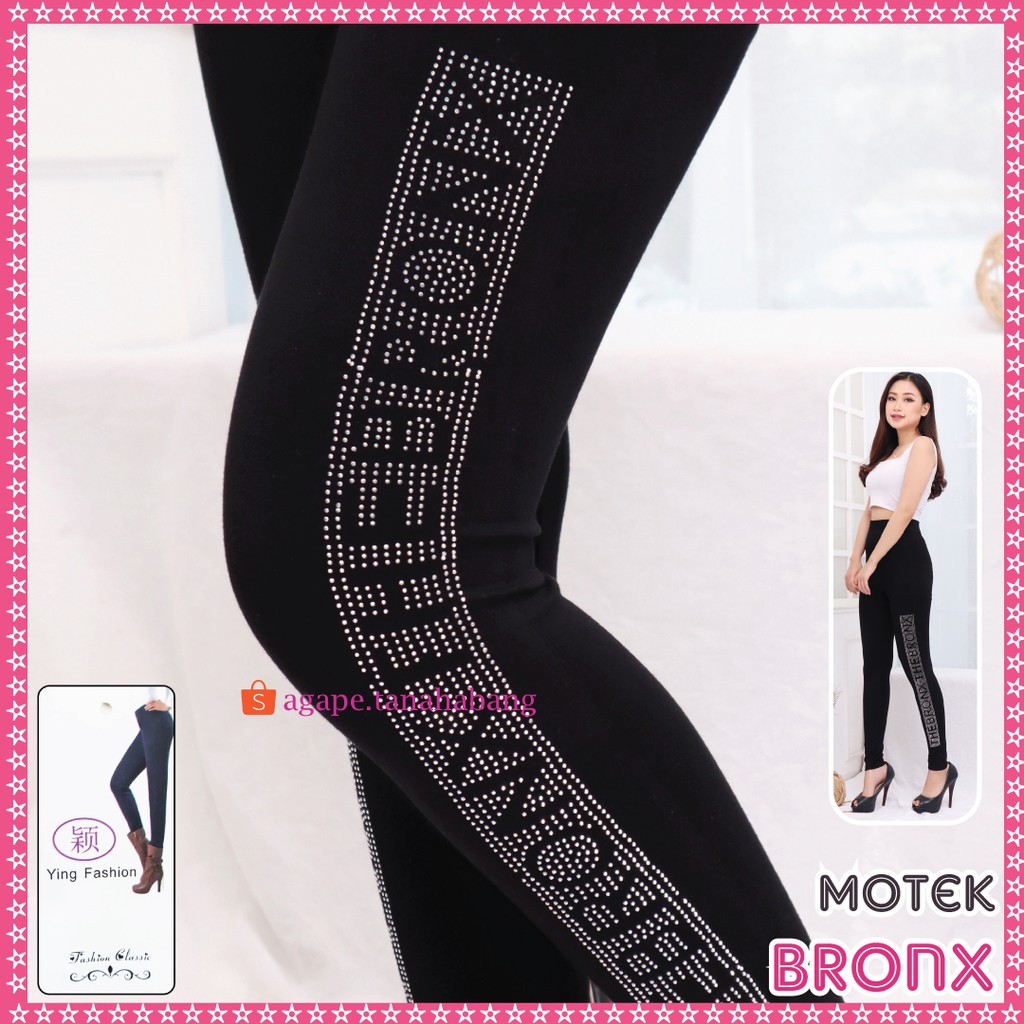 Koleksi Legging MOTEK KAKI Panjang / motek samping / Legging fashion import / legging fashion wanita