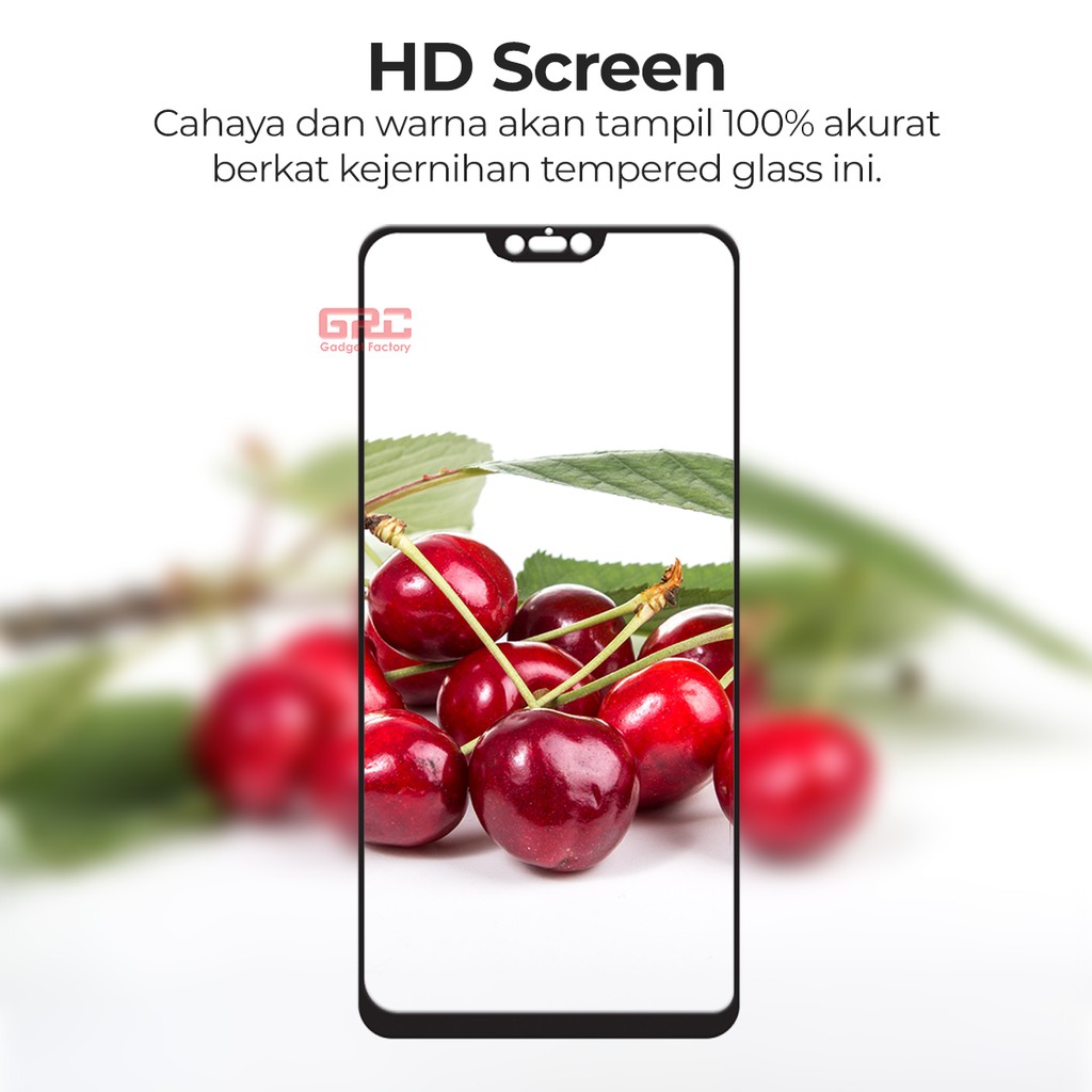 Tempered Glass VIVO V9 HOGO Full Cover Anti Gores Kaca