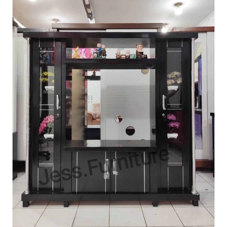 Bufet Tv Avanza 32inc Bufet TV Minimalis Triplek hitam / bufet TV avanza minimalis / AVANZA TV 32IN