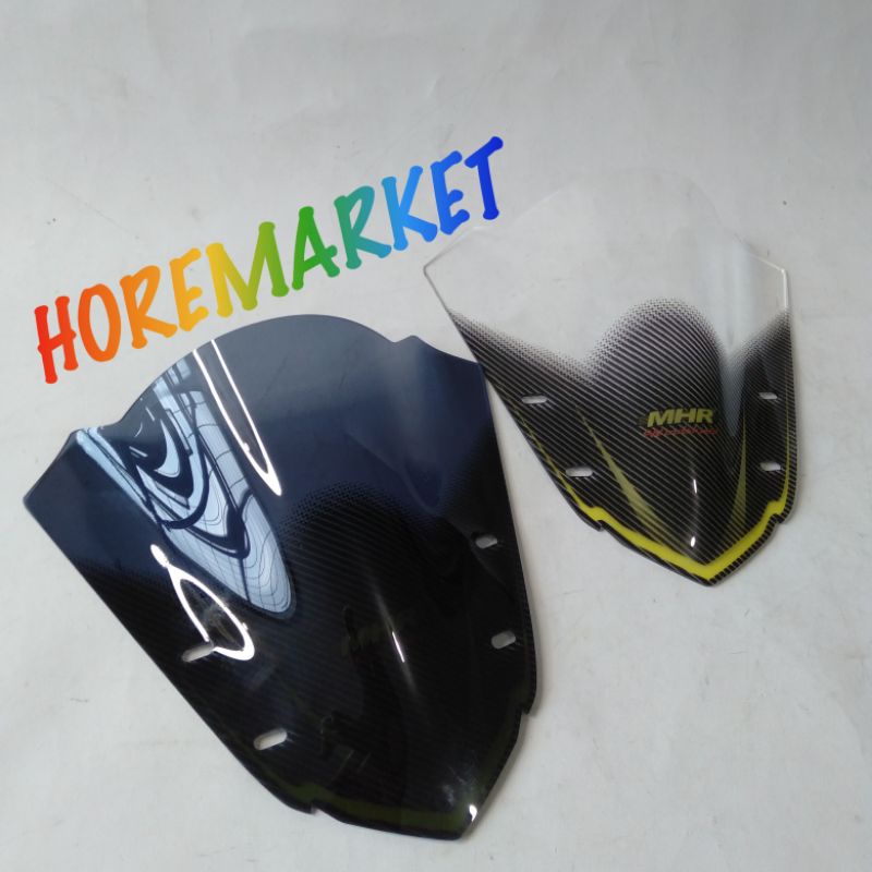 WINDSHIELD AEROX VISOR AEROX MERK MHR CARBON MODEL SECTILL