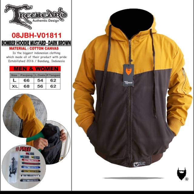 Treebear bomber hodie