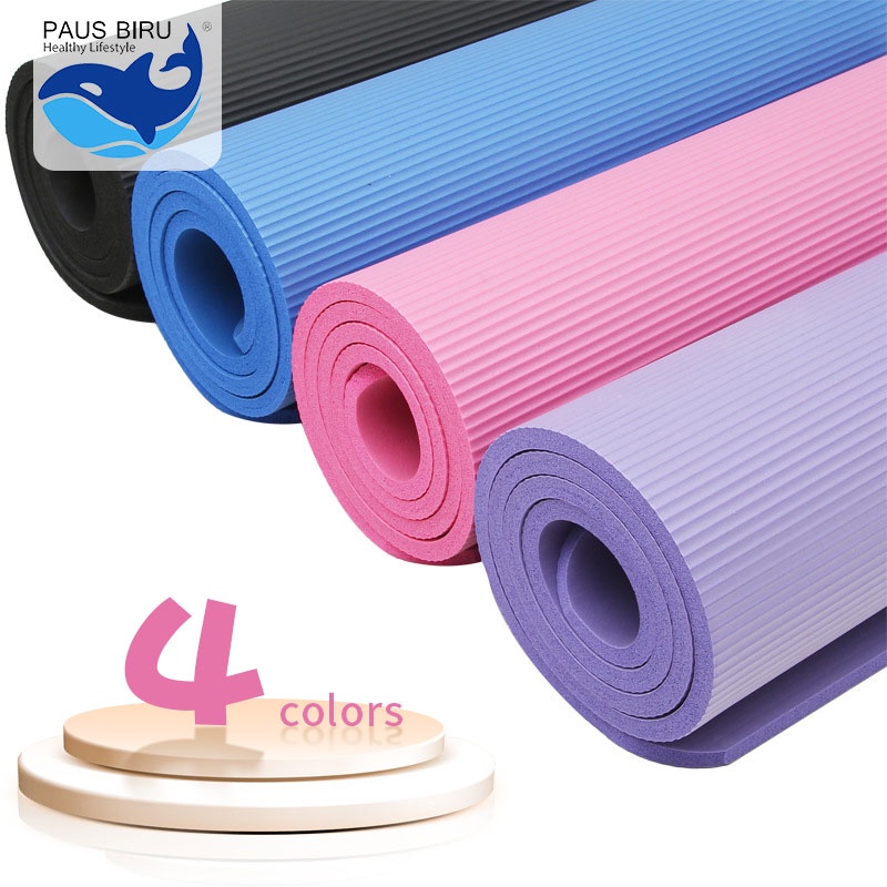 YOGA MAT PAUS BIRU | SPORT &amp; PILATES MAT | GYM MAT