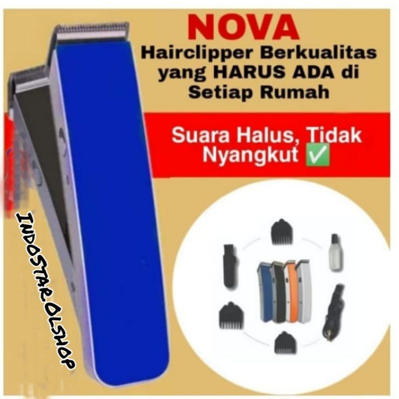 Alat Cukur Rambut Nova NS-216//Cukuran Jenggot//Kumis⭐ IndoStar ⭐