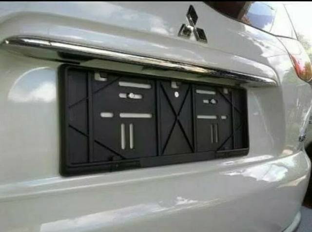 Dudukan / Tatakan / Frame Plat NoPol Mobil 46cm 1Set (Dpn+belakang)