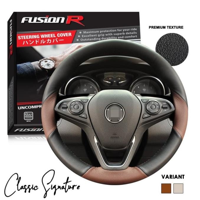 Cover Stir FUSION R / Sarung Stir Mobil Classic Signature UNIVERSAL