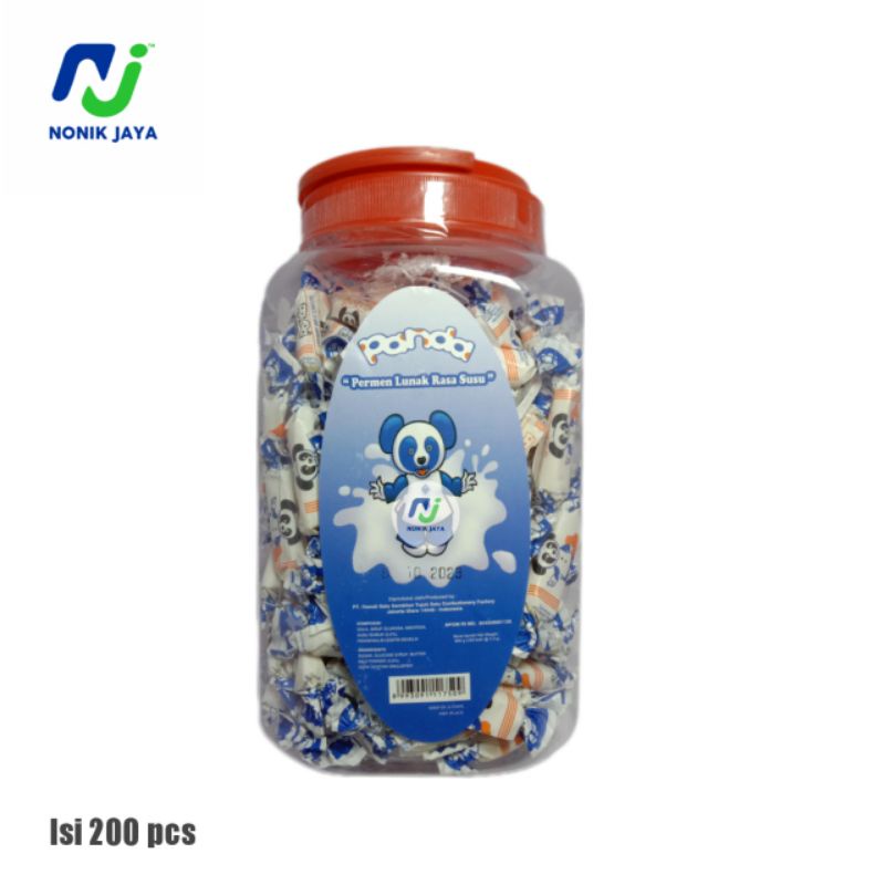 Permen Panda Susu Toples isi 200 pcs ( Lihat Deskripsi )