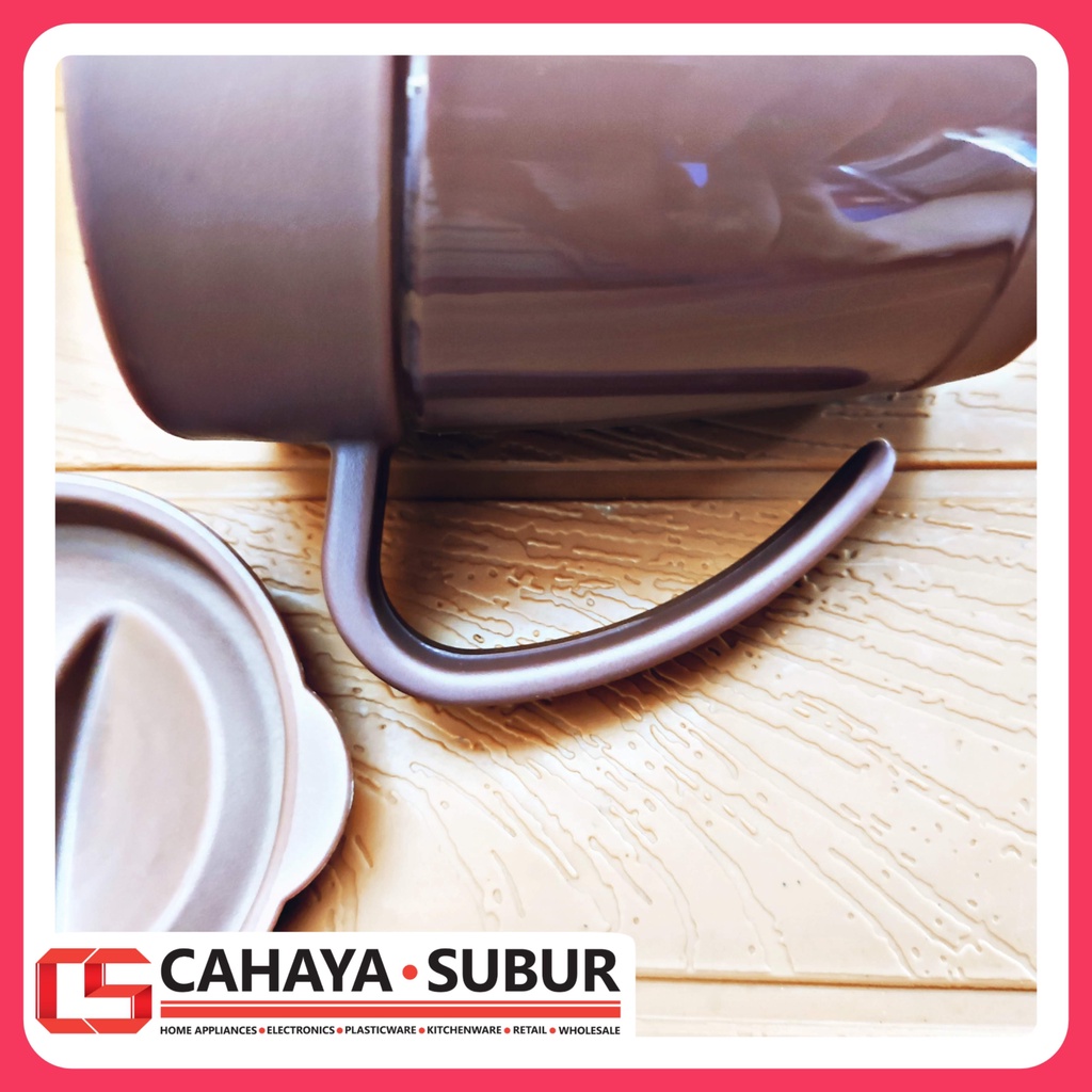 Gelas Tutup KIMMY 350ml Cangkir Mug Tutup Unik Premium Quality Model Tupperware Gbu-3