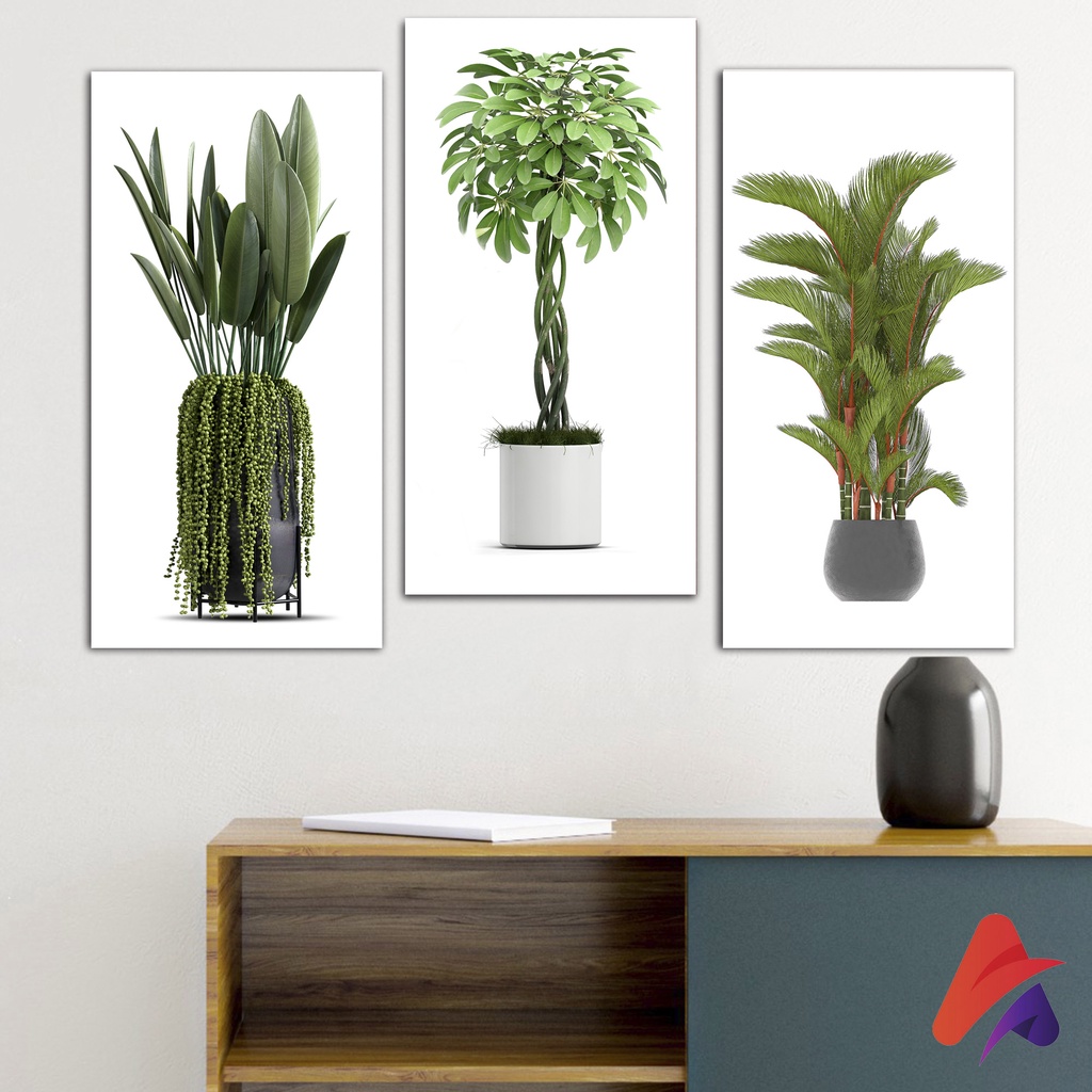 HIASAN DINDING TROPICAL TROPIKAL (15X30 CM)DEKORASI KAMAR PAJANGAN WALL DECOR DEKORASI DINDING BUNGA ESTETIK KAYU MINIMALIS