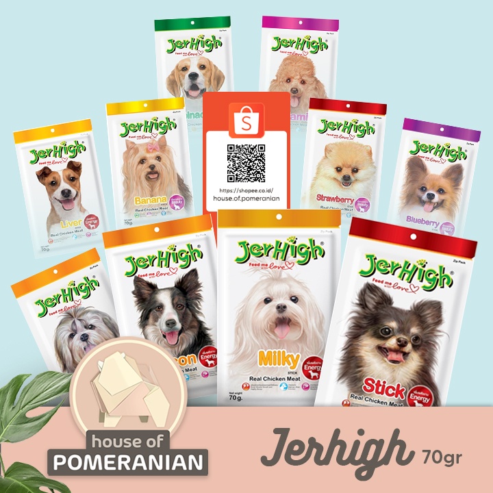 Jerhigh snack anjing makanan dog puppy food jer high stick99