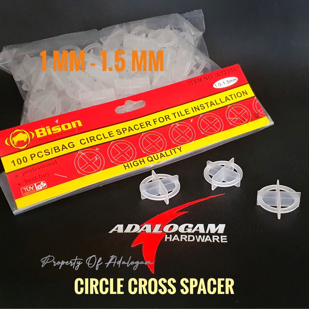 Circle Cross Spacer 2 in 1 - Perapi Nat Keramik Granit - Tile Spacer