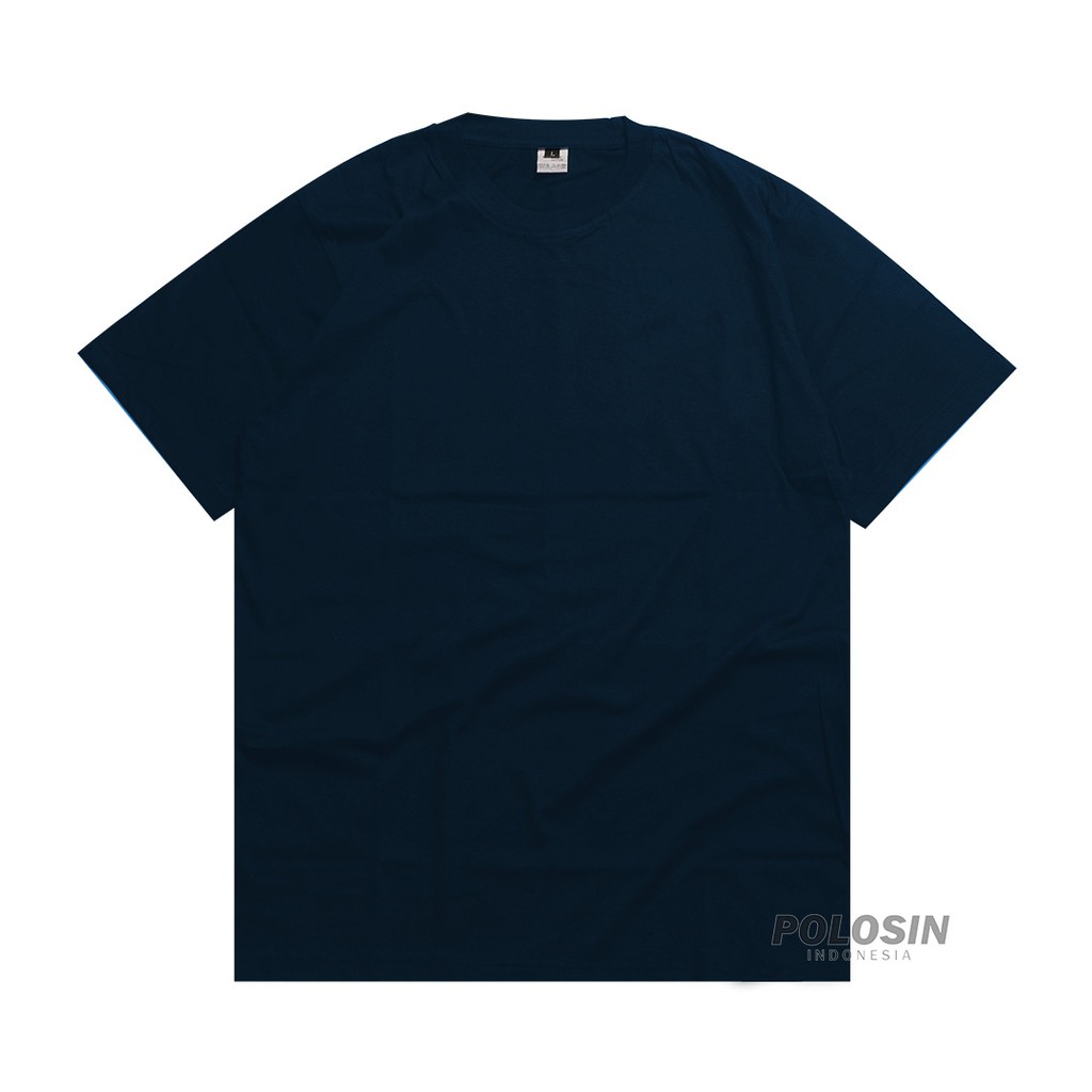 Kaos Polos Cotton Combed 24s Navy