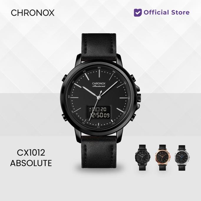 Jam Tangan Pria Chronox CX1012 Absolute Full Hitam