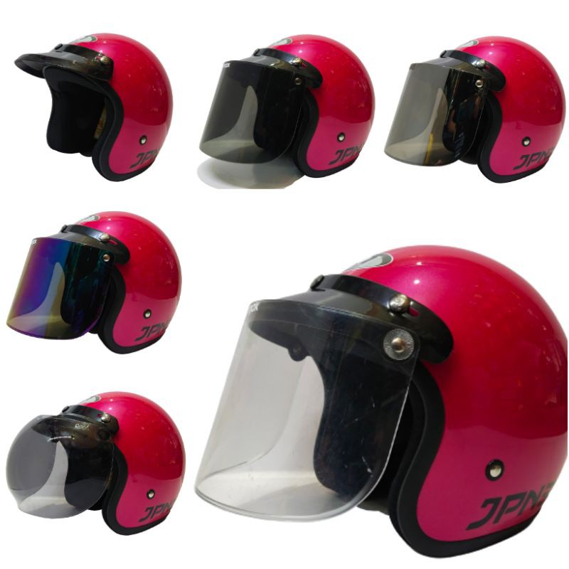 HELM JPN SHOCKING PINK GLOSSY