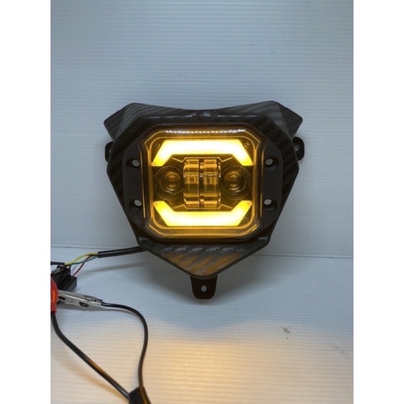 Lampu led crf plus batok carbon pnp honda crf lampu depan utama crf+batok