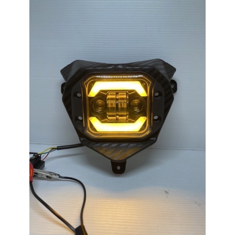 Lampu led crf plus batok carbon pnp honda crf lampu depan utama crf+batok