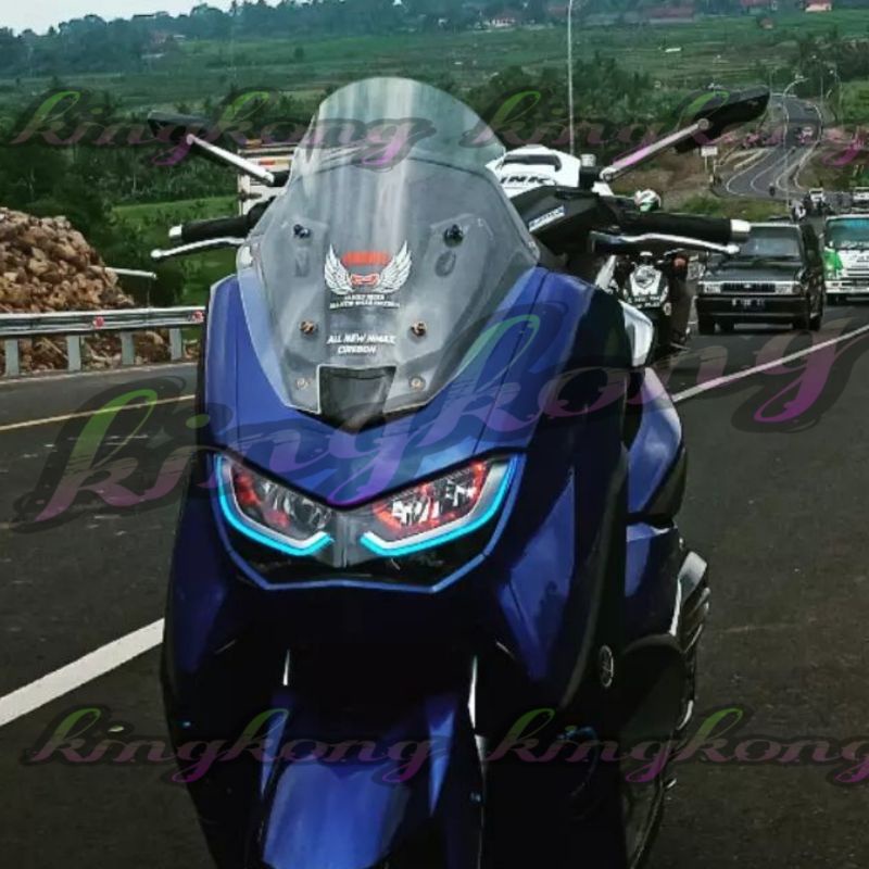 Windshield Visor all new Nmax TDR sporty super jenong . Visor Nmax new Sporty TDR V1 Jenong . Visor 