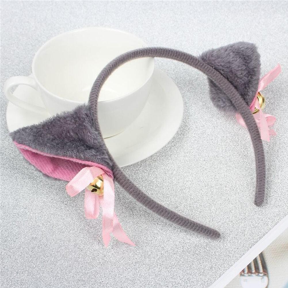 CSP002 – Cat Ears Bandana / Bando Jepit Telinga Kucing Lucu Cosplay