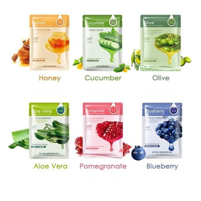 Rorec Facial Sheet Mask Extract Plan Murah