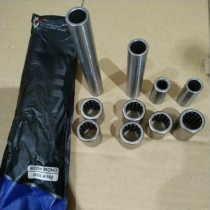 Bosh monoshock / Bosh lengan ayun unitrack GSX R 150 komplit atas dan bawah (isi 10pcs) CRUN / KC