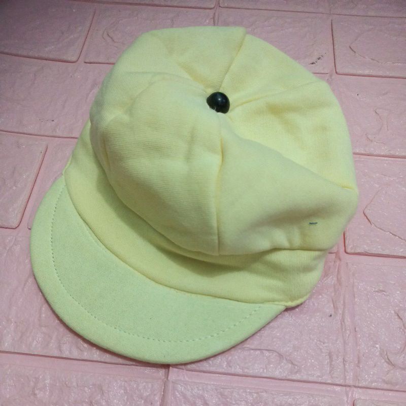 LYSASHOP - Topi Anak bayi Apolo Fashion Cewek Cowok Cantik-Kuning
