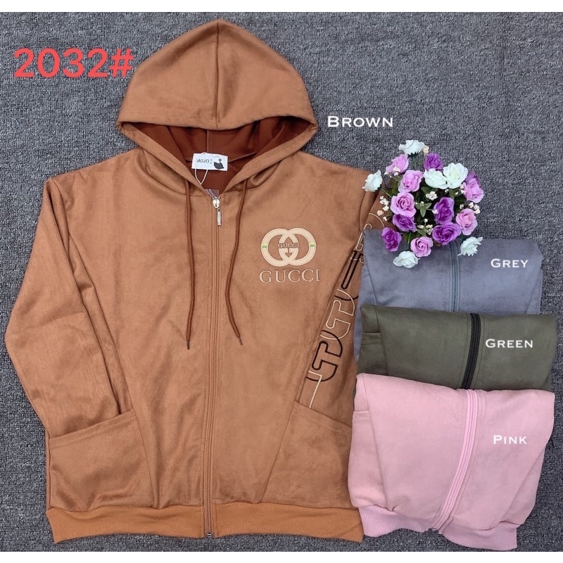 YQ - JAKET SUEDE IMPORT / JAKET WANITA IMPORT-#2032 GUC1