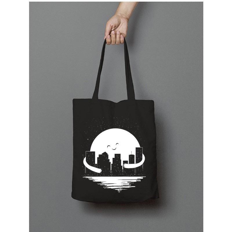 Monsoon - Totebag (PAKAI SELETING) Tote bag GAMBAR UNIK kpop murah wanita custom motif