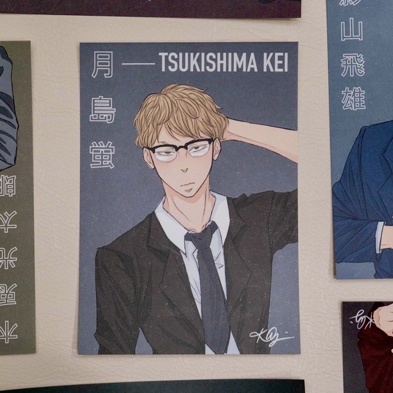 tsukishima art print
