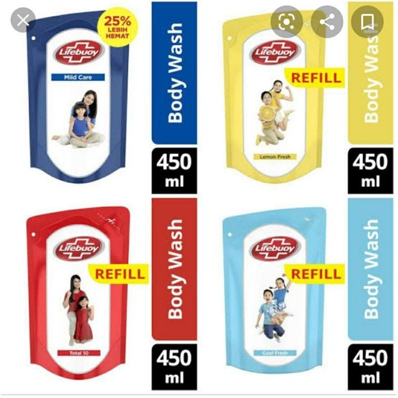 Sabun Cair Lifebuoy 450ml