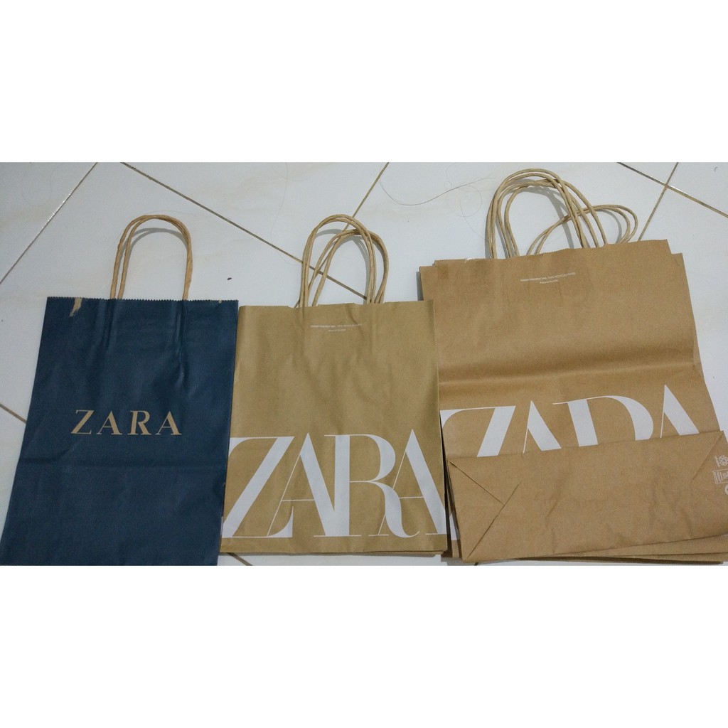 

Paper Bag / tas kresek kertas ZARA