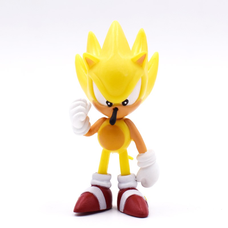 6pcs / set Mainan Action Figure Sonic Shadow Tails Karakter Kartun Anime Bahan PVC 5-7cm Untuk Hadiah Anak