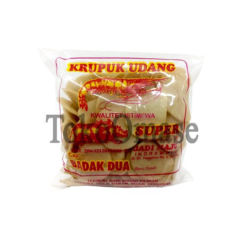 

Kerupuk Udang Sedeng Cap Badak Dua