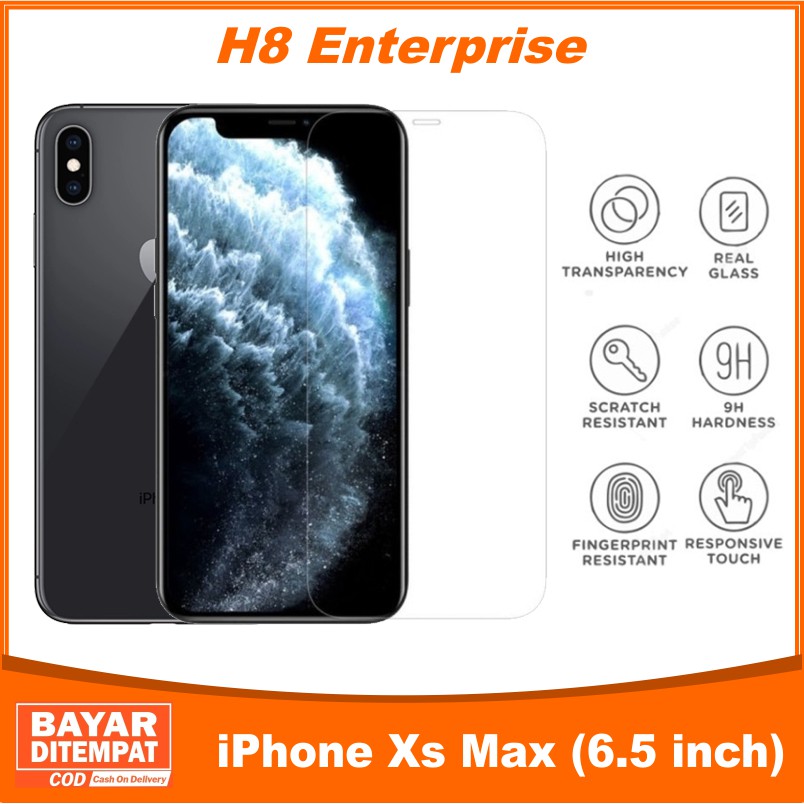 Tempered Glass iPhone XS MAX - Anti Gores Kaca Premium Quality