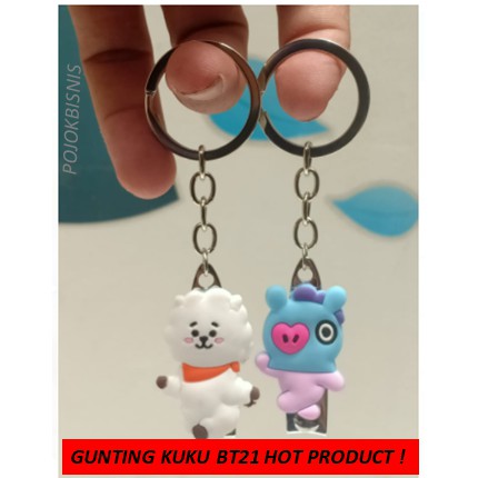 GUNTING KUKU GANTUNGAN KUNCI BT21 TERBARU HARGA GROSIR