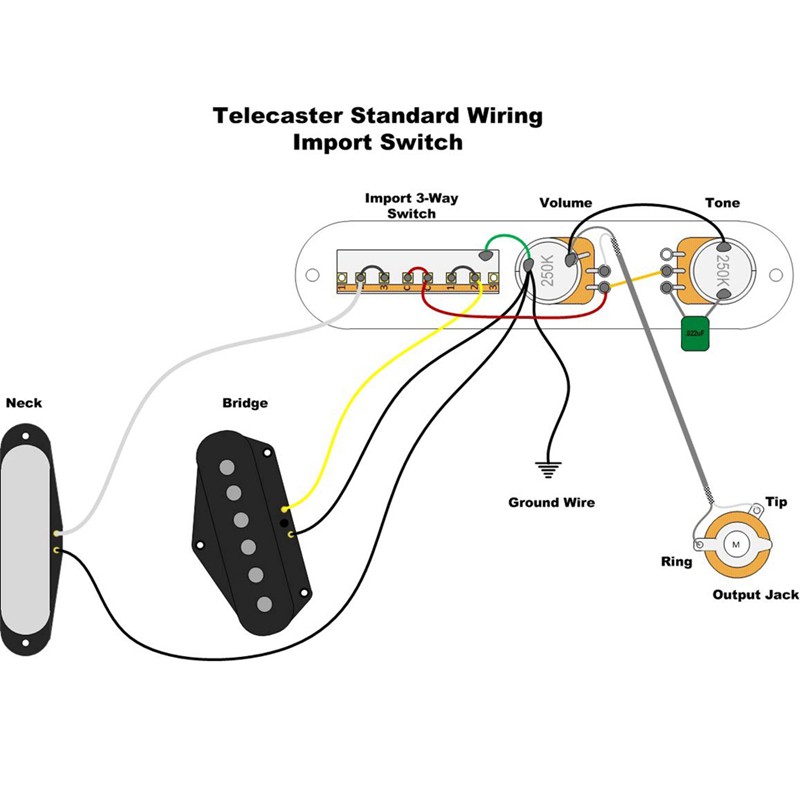 Standard Telecaster Wiring Diagram 3 Way Switch from cf.shopee.co.id
