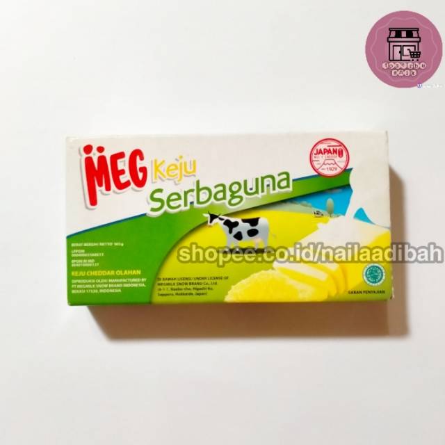 

Keju serbaguna cheddar meg