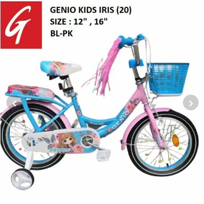 Sepeda Anak PEREMPUAN Genio Iris 16 inch Sepeda Mini Genio Iris