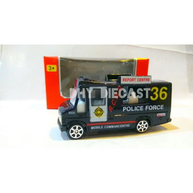 Miniatur Street Machine Diecast Mobil Truck Police Force Pro Engine