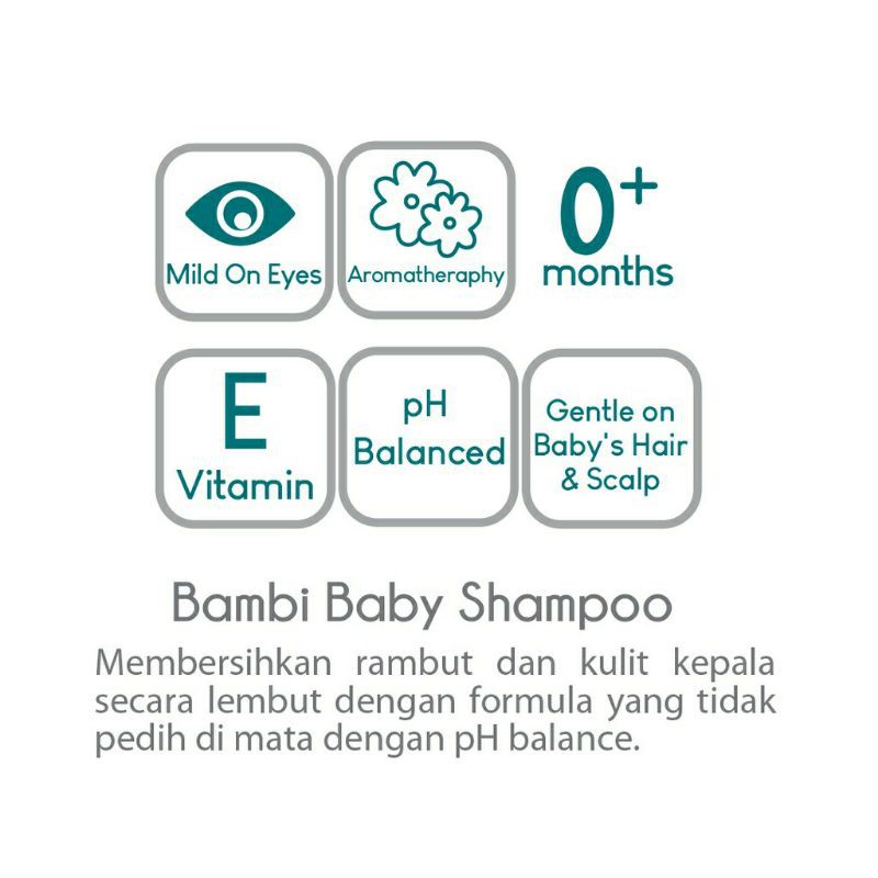 Bambi Baby Shampoo 100ml / Refill 200ml