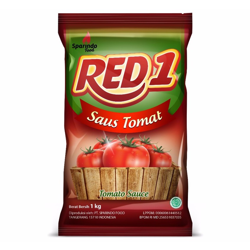 

RED1 Saus Tomat 1kg (Tomato Sauce)