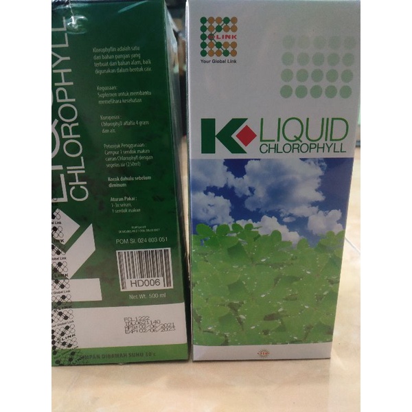

Klink liquid clorophyl 500ml