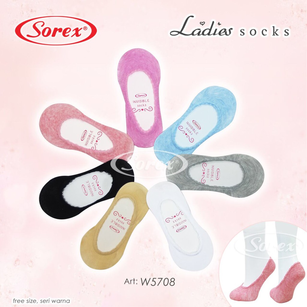 KAOS KAKI INVISIBLE LOW RENDAH 5708 SOREX