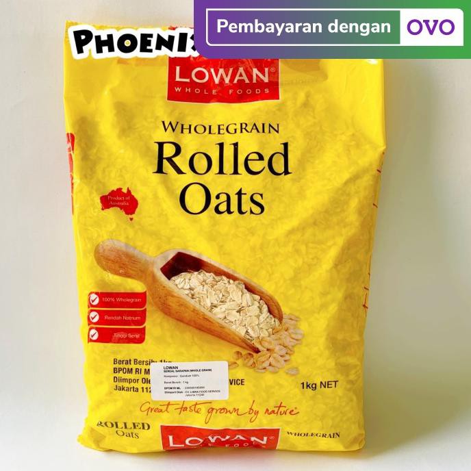 

SEREAL LOWAN WHOLE GRAIN ROLLED OATS 1 KG