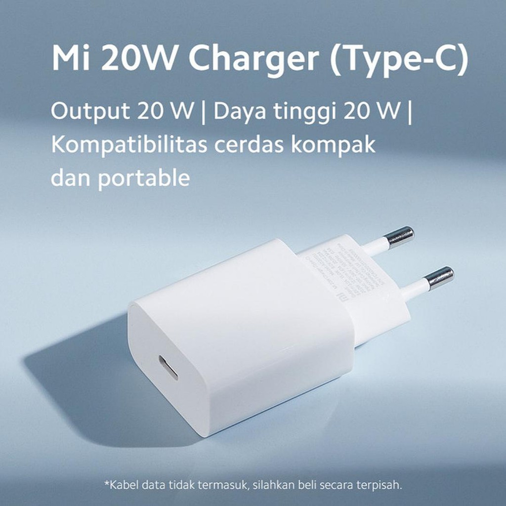 Adaptor Xiaomi MI 20W Type-C Produk Original