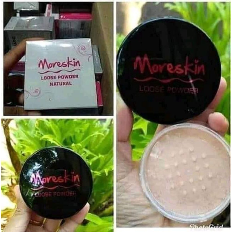 BEDAK TABUR MORESKIN POWDER NASA  BIAR TAMPIL BEDA