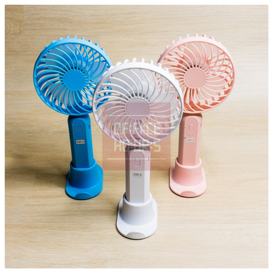 Rechargeable Bamboo Mini Fan - Kipas Angin Portable HJ-5033