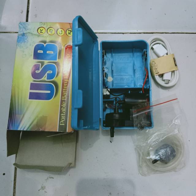 AERATOR PORTABLE BATERAI BISA USB