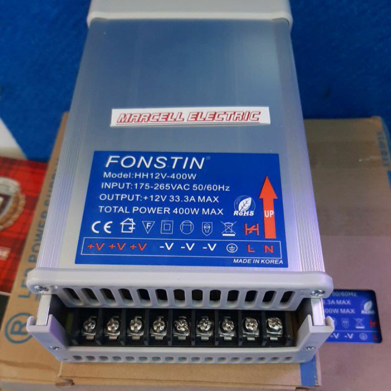 Led Power Supply FONSTIN 12V 400Watt