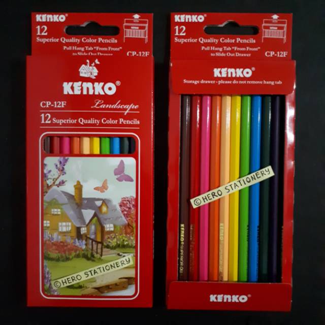 

Pensil warna kenko landscape 12 warna